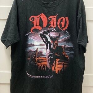 DIO Holy Diver tshirt vtg tee, 100% cotton short sleeve Unisex S-5XL